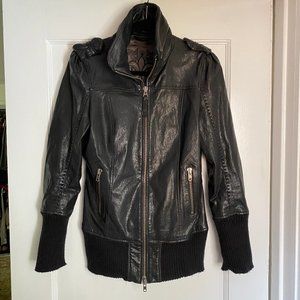 Mackage lambskin leather jacket